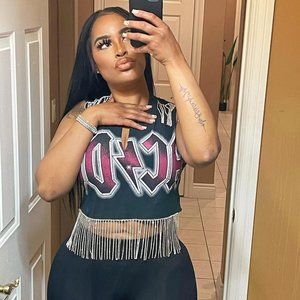 ACDC Printed Tank Top